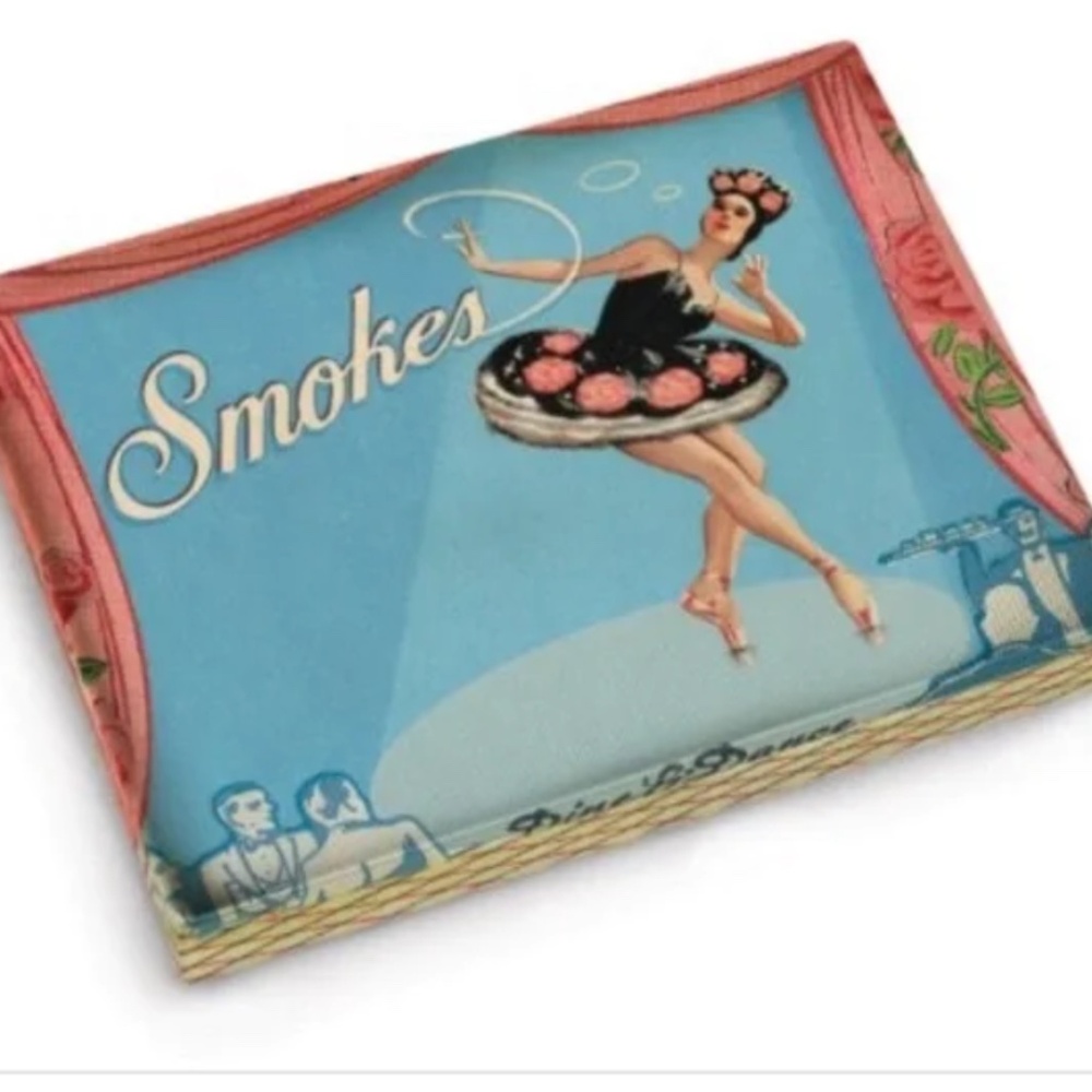 BLUE Q: Rare SMOKES Collectible Pocket Tin Box - Discontinued